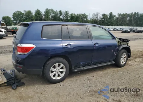 2013 Toyota Highlander Base from USA, damaged, VIN 5TDBK3EH1DS217076